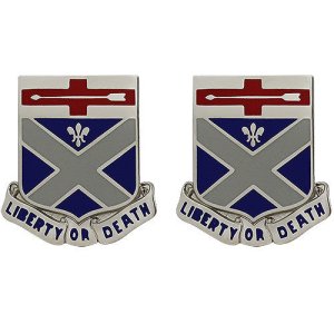 Army Crest: 276th Engineer Battalion, Liberty or Death