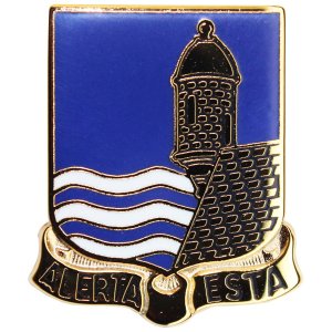 Army Crest: 296th Infantry Regiment, Alerta Esta