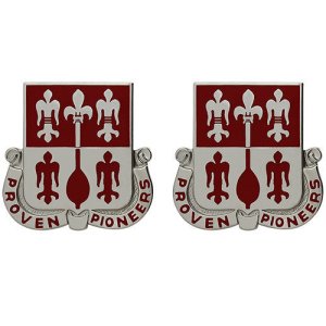 Army Crest: 299th Engineer Battalion, Proven Pioneers