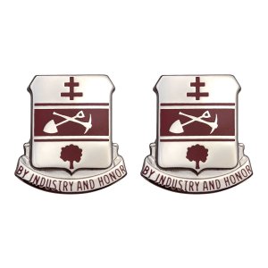 Army Crest: 317th Engineer Battalion, By Industry and Honor