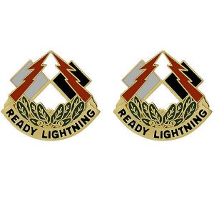 Army Crest: 335th Signal Command, Ready Lightning
