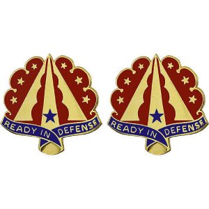 Army Crest: 35th Air Defense Artillery Brigade, Ready In Defense