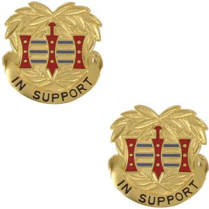 Army Crest: 394th Quartermaster Battalion, In Support