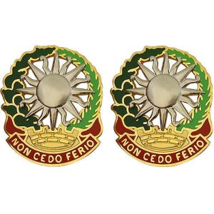 Army Crest: 3rd Air Defense Artillery, Non Cedo Ferio