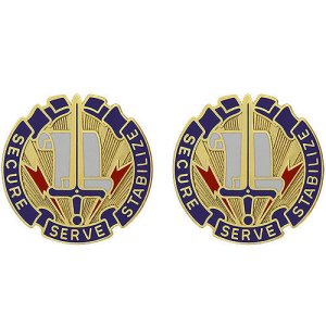 Army Crest: 405th Civil Affairs Battalion, Secure Serve Stabilize