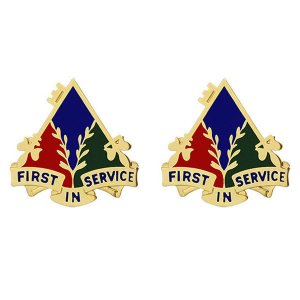 Army Crest: 419th Quartermaster, First in Service