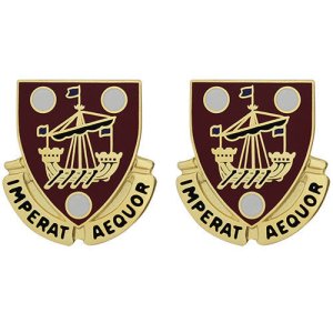 Army Crest: 483rd Transportation Battalion, Imperat Aequor