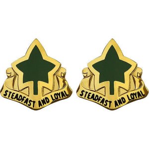 Army Crest: 4th Infantry Division, Steadfast and Loyal