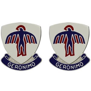 Army Crest: 501st Infantry Regiment, Geronimo