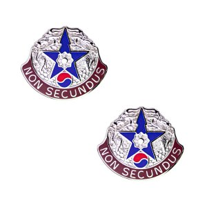 Army Crest: 502nd Surgical Hospital, Non Secundus