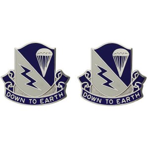 Army Crest: 507th Infantry, Down to Earth