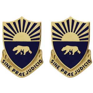 Army Crest: 508th Military Police Battalion, Sine Praejudicio