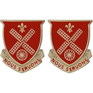 Army Crest: 52nd Engineer Battalion, Nous Servons