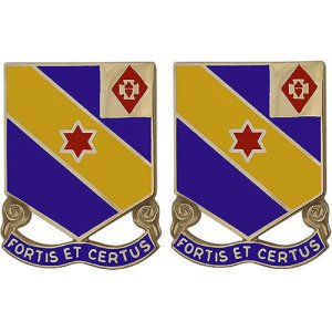 Army Crest: 52nd Infantry Regiment, Fortis Et Certus
