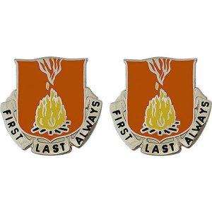 Army Crest: 53rd Signal Battalion, First Last Always