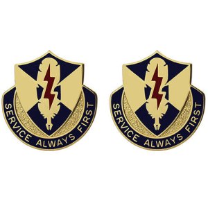 Army Crest: 556th Personnel Services Battalion, Service Always First