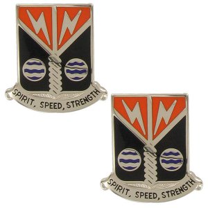 Army Crest: 58th Signal Battalion, Spirit, Speed, Strength