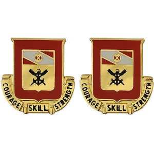 Army Crest: 5th Engineer Battalion, Courage Skill Strength