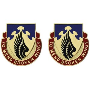 Army Crest: 602nd Support Battalion, To Mend Broken Wings