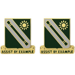 Army Crest: 701st Military Police Battalion, Assist by Example