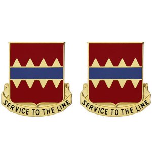 Army Crest: 725th Support Battalion, Service to The Line