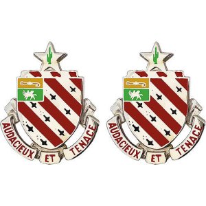 Army Crest 8th Field Artillery: Audacieux Et Tenace
