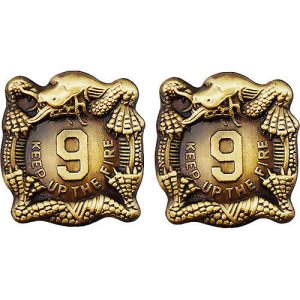 Army Crest: 9th Infantry Regiment, Keep Up The Fire (Manchu)