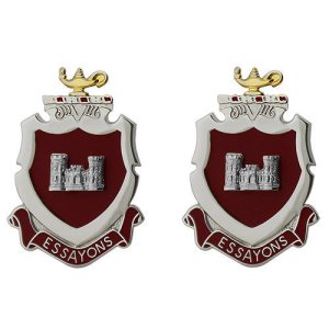 Army Crest: Engineer School, Essayons