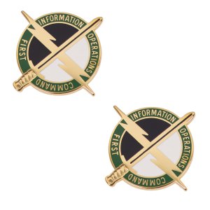 Army Crest: First Information Operations Command, Motto: (Same as Crest)