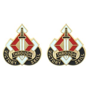 Army Crest: Maneuver Support Command, Victory through Skill