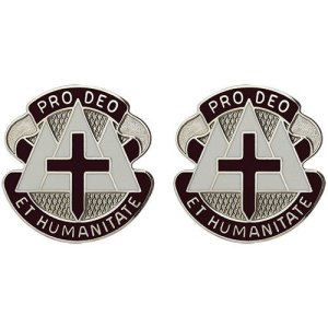 Army Crest: MEDDAC Fort Carson, Pro Deo Et Humanitate