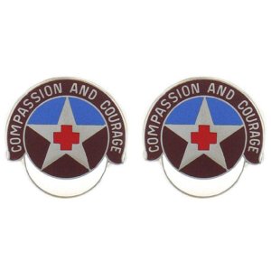 Army Crest: MEDDAC Fort Leonardwood, Compassion and Courage