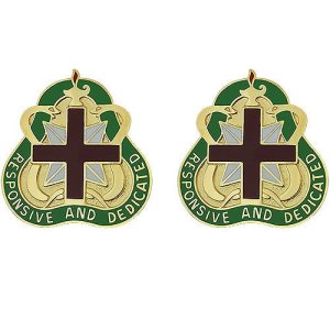 Army Crest: Medical Command Health Service, Responsive and Dedicated