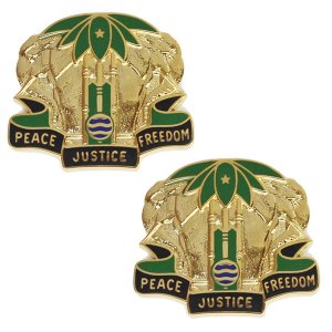 Army Crest: Military Police Battalion, Peace Justice Freedom
