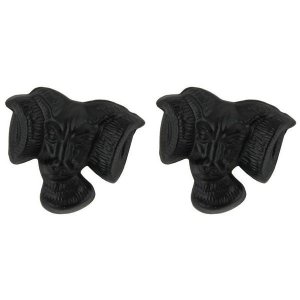 Army Crest: Rams Head, Black