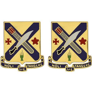 Army Crest: Second Infantry Regiment, Noli Me Tangere
