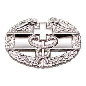 Army Dress Badge: Combat Medical First Award, miniature, mirror finish