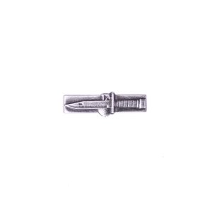 Army Dress Badge: Expert Soldier, miniature, oxidized
