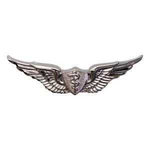 Army Dress Badge: Flight Surgeon, miniature, mirror finish