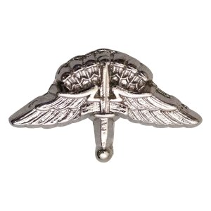 Army Dress Badge: Freefall Jump Wing, miniature, mirror finish