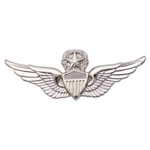 Army Dress Badge: Master Aviator, miniature, mirror finish