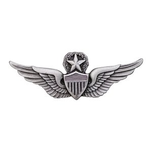 Army Dress Badge: Master Aviator, miniature, silver oxidized