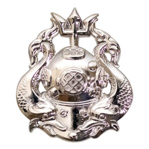 Army Dress Badge: Master Diver, mirror finish