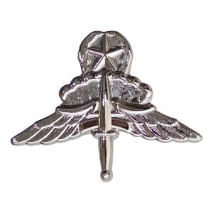 Army Dress Badge: Master Freefall Jump Wing, miniature, mirror finish
