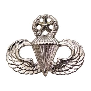 Army Dress Badge: Master Parachutist, miniature, mirror finish