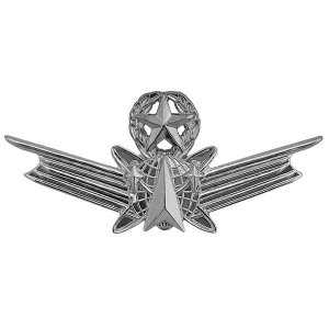 Army Dress Badge: Master Space, miniature, mirror finish