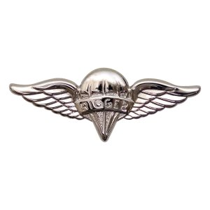 Army Dress Badge: Parachute Rigger, miniature, mirror finish