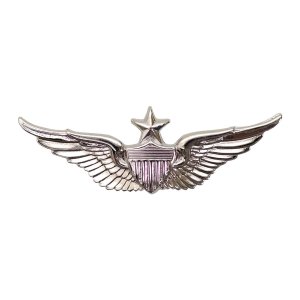 Army Dress Badge: Senior Aviator, miniature, mirror finish