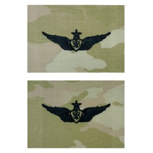 Army Embroidered Badge on OCP Sew on: Aircraft Crewman: Aircrew, Senior