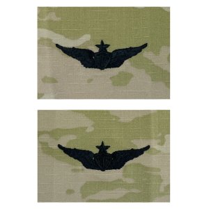 Army Embroidered Badge on OCP Sew on: Aviator, Senior